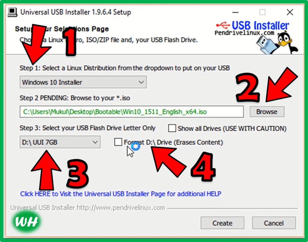 universal usb installer windows 7 32 bit